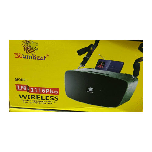 BoomBest LN-1116Plus Stylish Wireless Bluetooth Speaker with Super Bass & Portable Design for Outdoor & Indoor Use