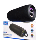 H@F HF-F96 Waterproof Bluetooth Speaker with RGB Lights, 10-Hour Battery, 360° Stereo Sound & Dual Bass Diaphragms