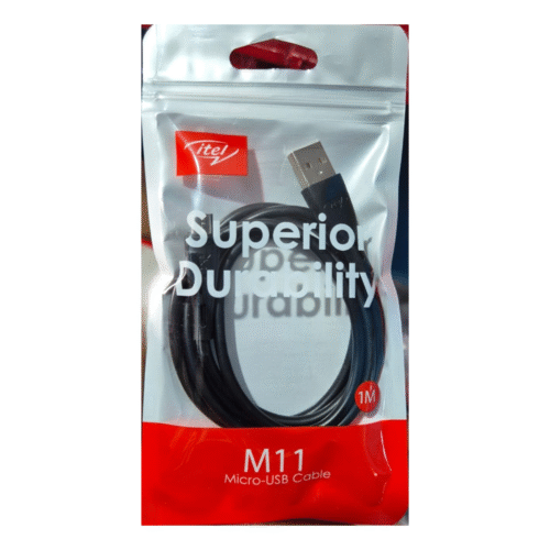 itel M11 1M Fast Charging Micro-USB Cable – Durable High-Speed Charger Cord for Android Devices