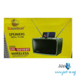 BoomBest LN-5016BT Retro TV Bluetooth Speaker with Super Bass, USBTFAUX Support & Optional Wireless Microphones