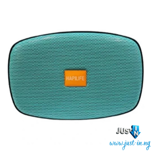 Hapilife L08 Portable Bluetooth Speaker with Super Bass, LED Light, FM Radio, USB, AUX, and Memory Card Support
