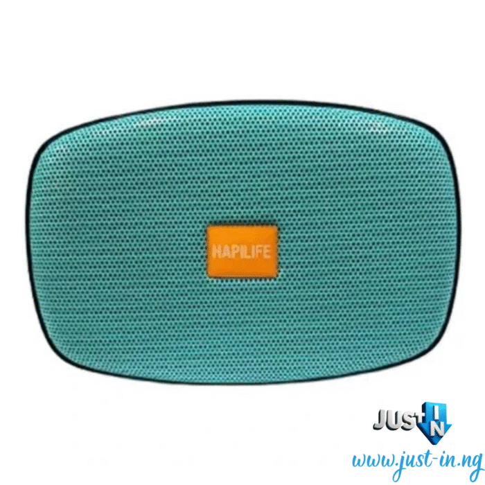 Hapilife L08 Portable Bluetooth Speaker with Super Bass, LED Light, FM Radio, USB, AUX, and Memory Card Support