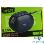 Hapilife L17 Portable Wireless Bluetooth Speaker with Super Bass, FM Radio, USBTFAUX Support, and Built-In Mic