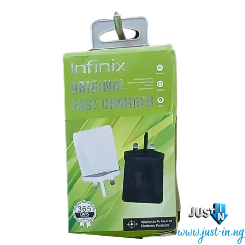 Infinix Original Fast Charger – Adaptive 3X Speed Wall Charger for Infinix Smartphones & USB Devices