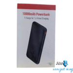 Itel Star 100 10000mAh Power Bank with Dual USB Output, 2.1A Fast Charging, and Multi-Layer Safety Protection