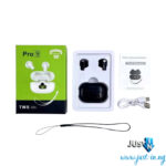 Pro 9 TWS Wireless Bluetooth 5.0 Earbuds with Touch Control, Smart LED Display & Charging Case