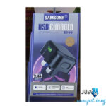 SAMSONR S100 100W Dual-Port USB & Type-C Fast Wall Charger – Universal Compatibility with Smart Charging Technology