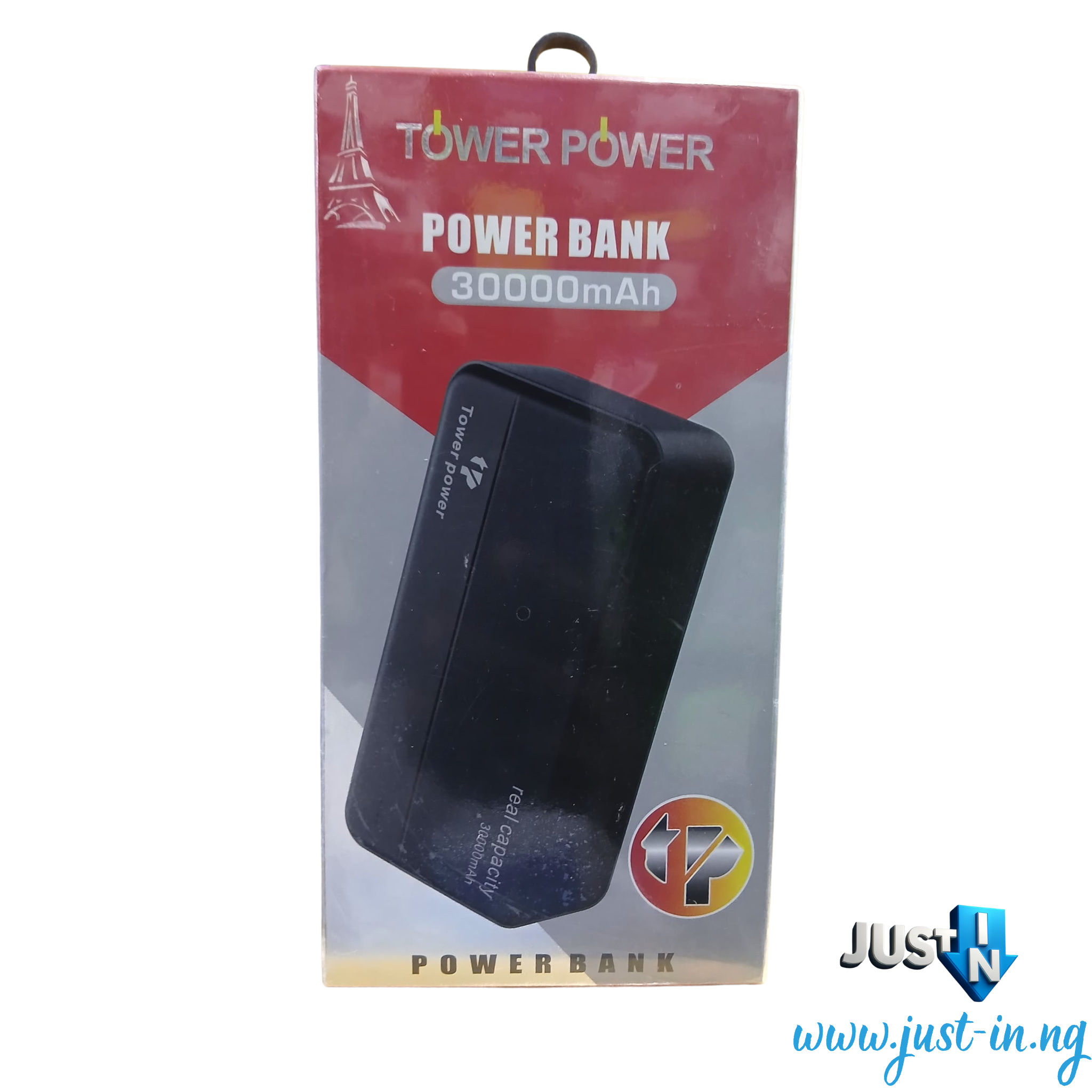 Tower Power 30000mAh Power Bank with Fast Charging, Multi-Port Output, and Advanced Safety Protection for Extended Use