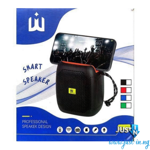 WUF-W22 Wireless Smart Bluetooth Speaker with FM Radio, Phone Holder, USB, TF, AUX & Hands-Free Calling