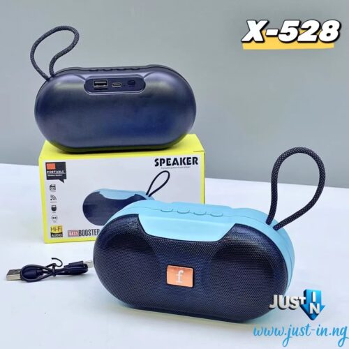 X-528 Portable Bluetooth Speaker with TWS, FM Radio, USBTF Support & 5W HD Stereo Sound