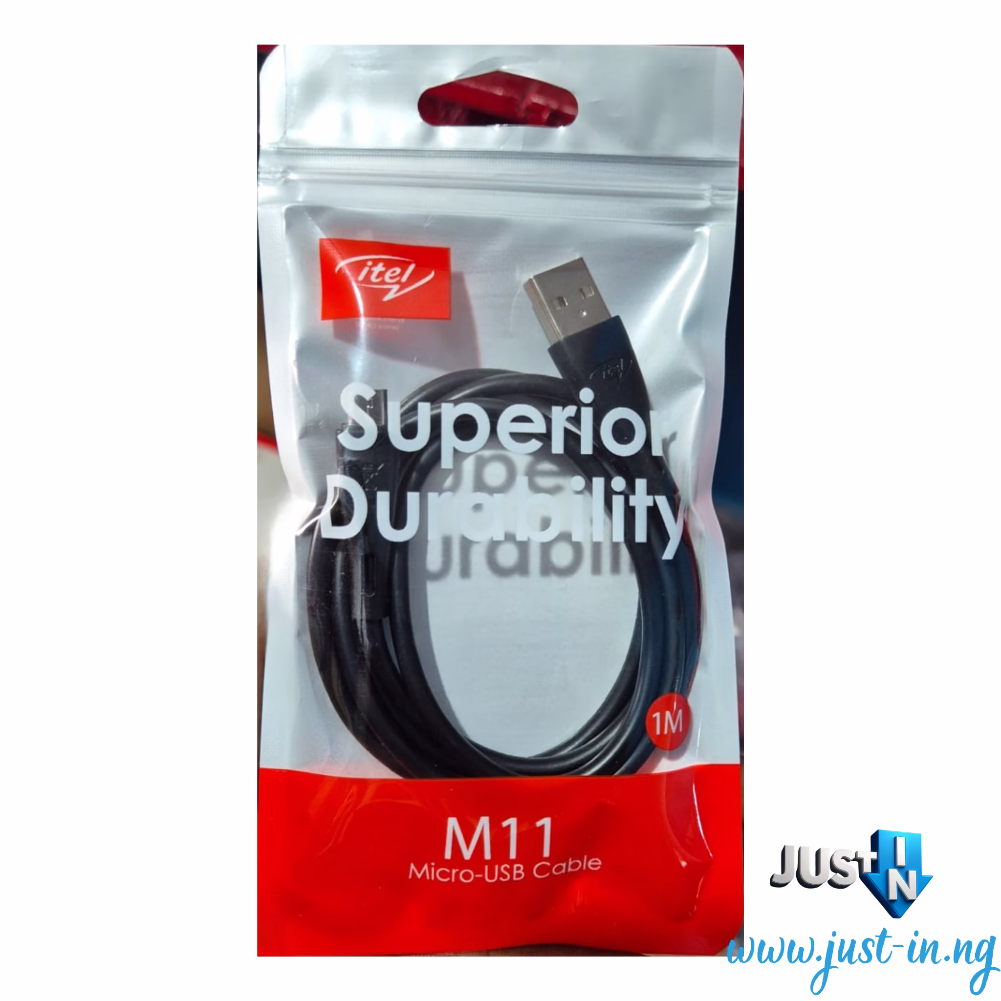 itel M11 1M Fast Charging Micro-USB Cable – Durable High-Speed Charger Cord for Android Devices