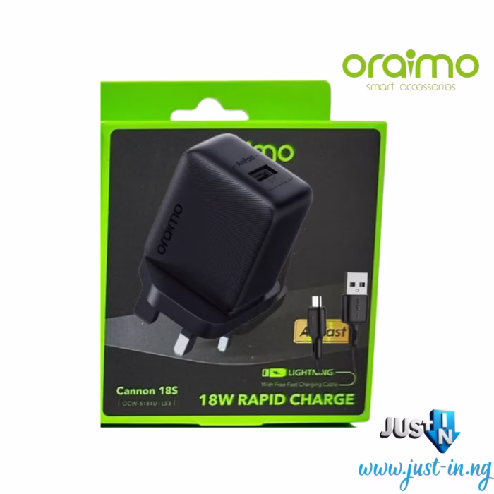 Oraimo Charger OCW-5184U+C53 Cannon18S