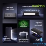 Oraimo Powerbank OPB-1270 Flight Friendly