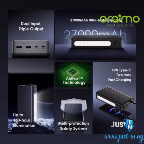 Oraimo Powerbank OPB-1270 Flight Friendly